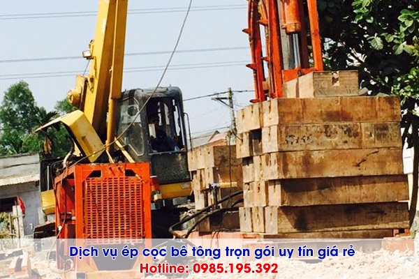 Dịch vụ ép cọc bê tông tại Huyện Thanh Trì Hà Nội